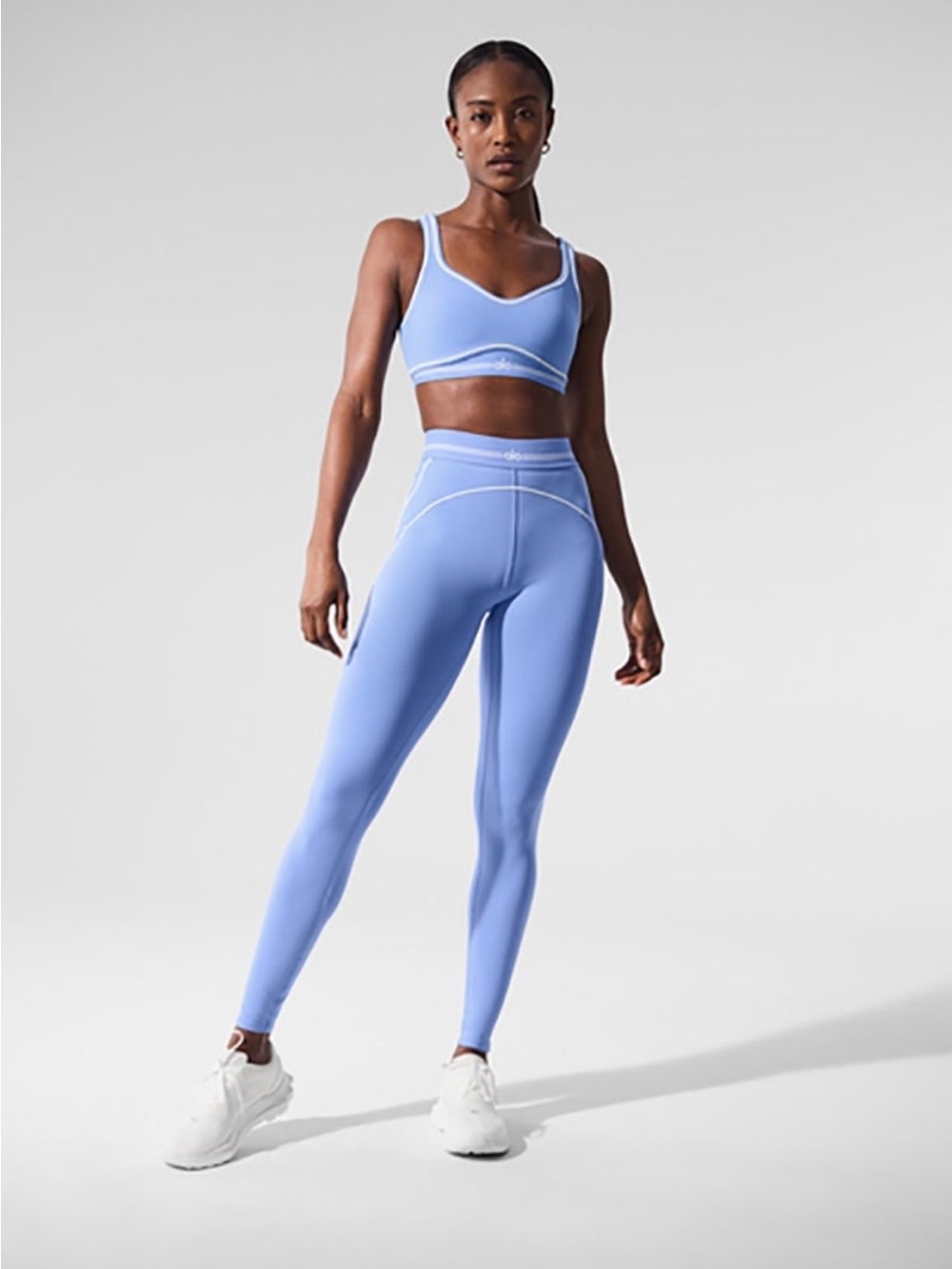 SOLD OUT Rare NEW Airbrush High-Waist Heart Throb Legging Crystal Blue Size M